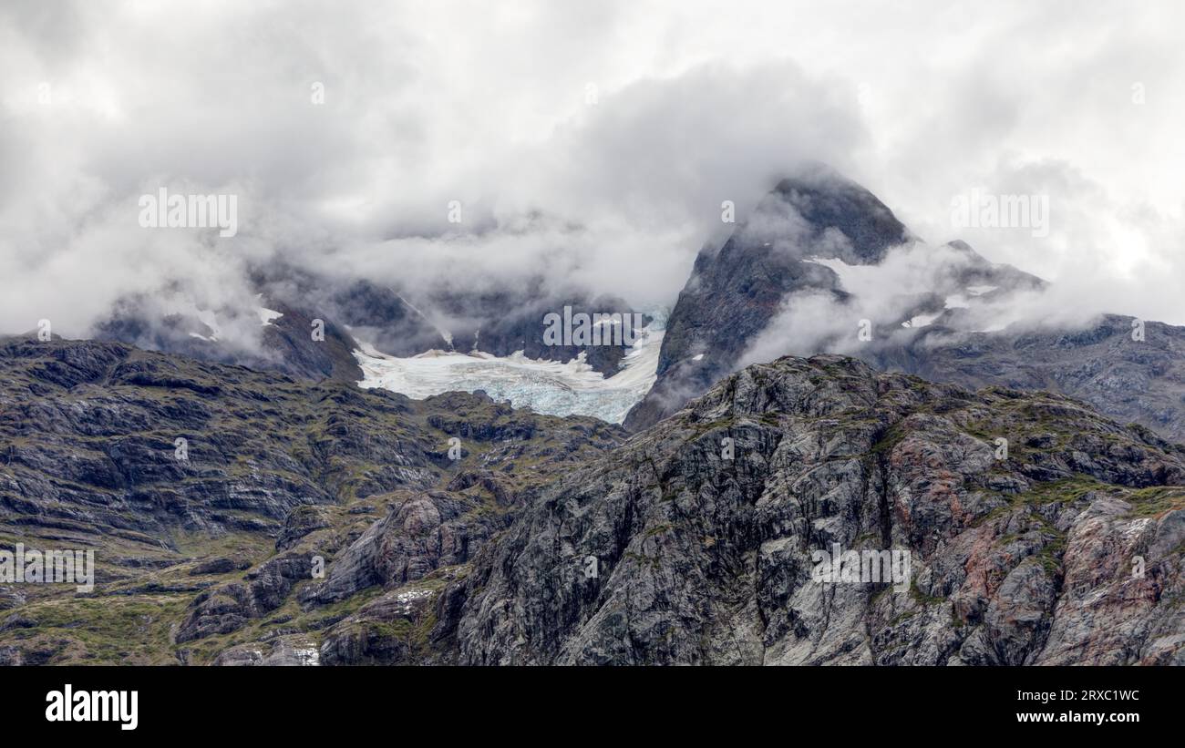 Alaska-Gletscher Stockfoto