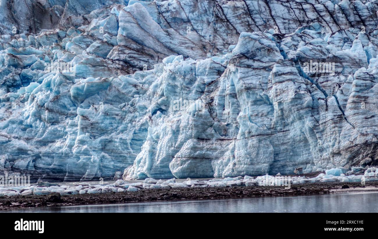 Alaska-Gletscher Stockfoto