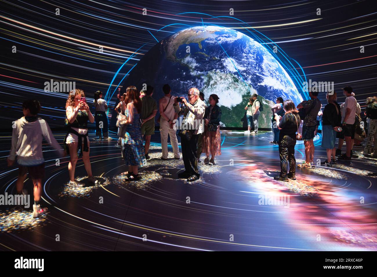 American Museum of Natural History Invisible Worlds Ausstellung New York City? USA Stockfoto