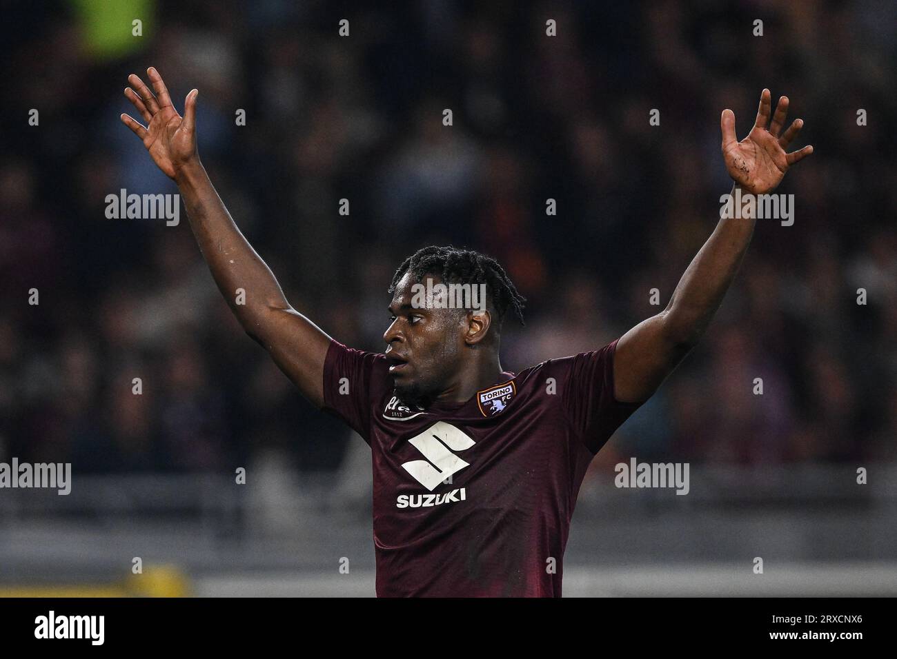 Duvan Zapata (91 FC Turin) während des Spiels Torino FC gegen Roma im Olimpic Stadium Grande Torino in Turin, Italia Soccer (Cristiano Mazzi/SPP) Credit: SPP Sport Press Photo. Alamy Live News Stockfoto