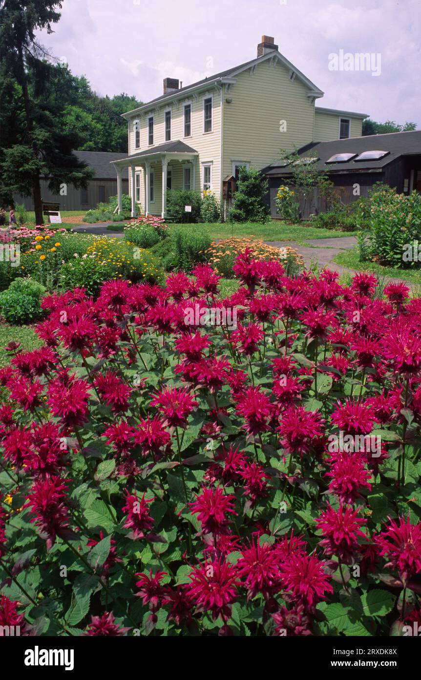 Besucherzentrum & Butterfly Garden, Beechwood Farms Nature Preserve, Pennsylvania Stockfoto