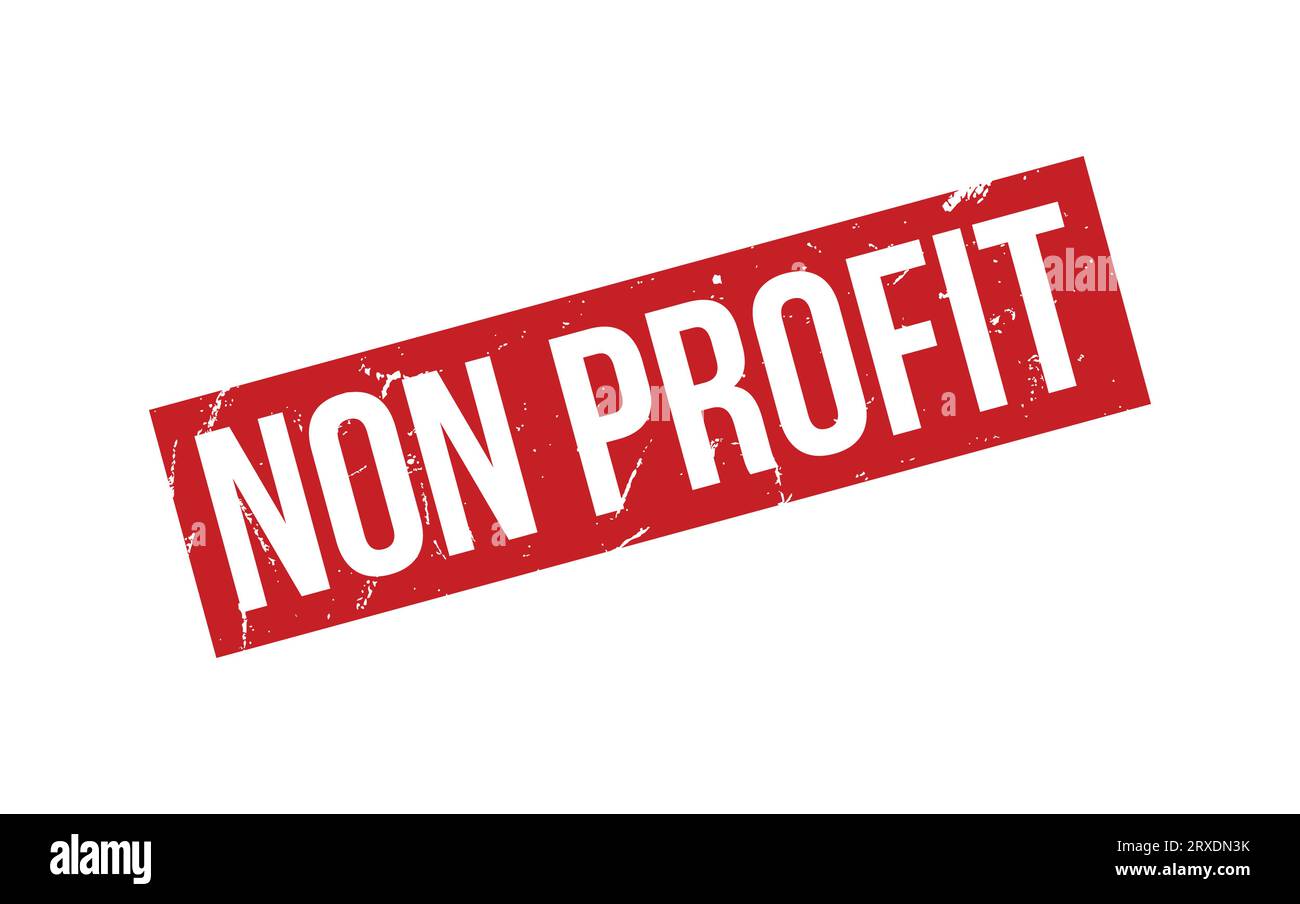 Non-Profit-Gummidichtung Vektor Stock Vektor