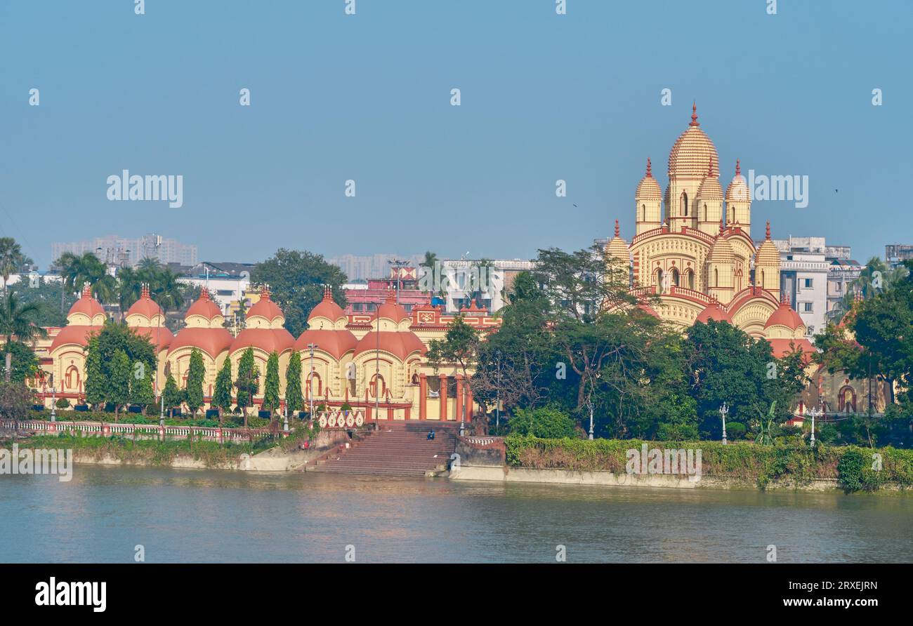 Dakshineshwar Tempel Stockfoto