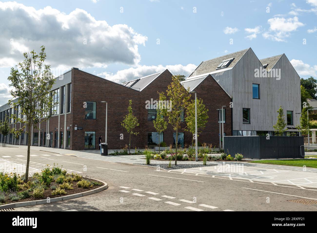 Das Walter Bower House Building der University of St Andrews in Guardbridge ist das St Andrews Centre for Health and Safety Excellence (CHASE). Stockfoto