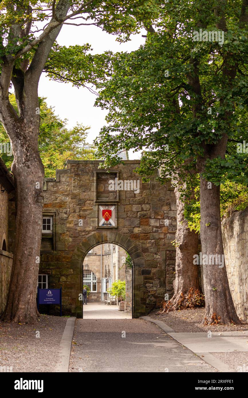 St Leonards ist eine der führenden unabhängigen Schulen Großbritanniens, St Andrews, Fife. Stockfoto