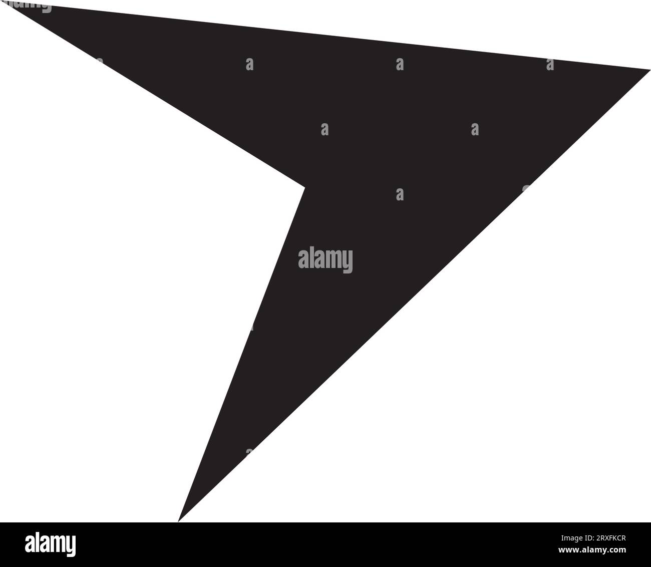 Satz von Schwarz vektor Pfeile. Pfeilsymbol. Pfeil Vektor icon. Pfeil. Pfeile vektor Sammlung Stock Vektor