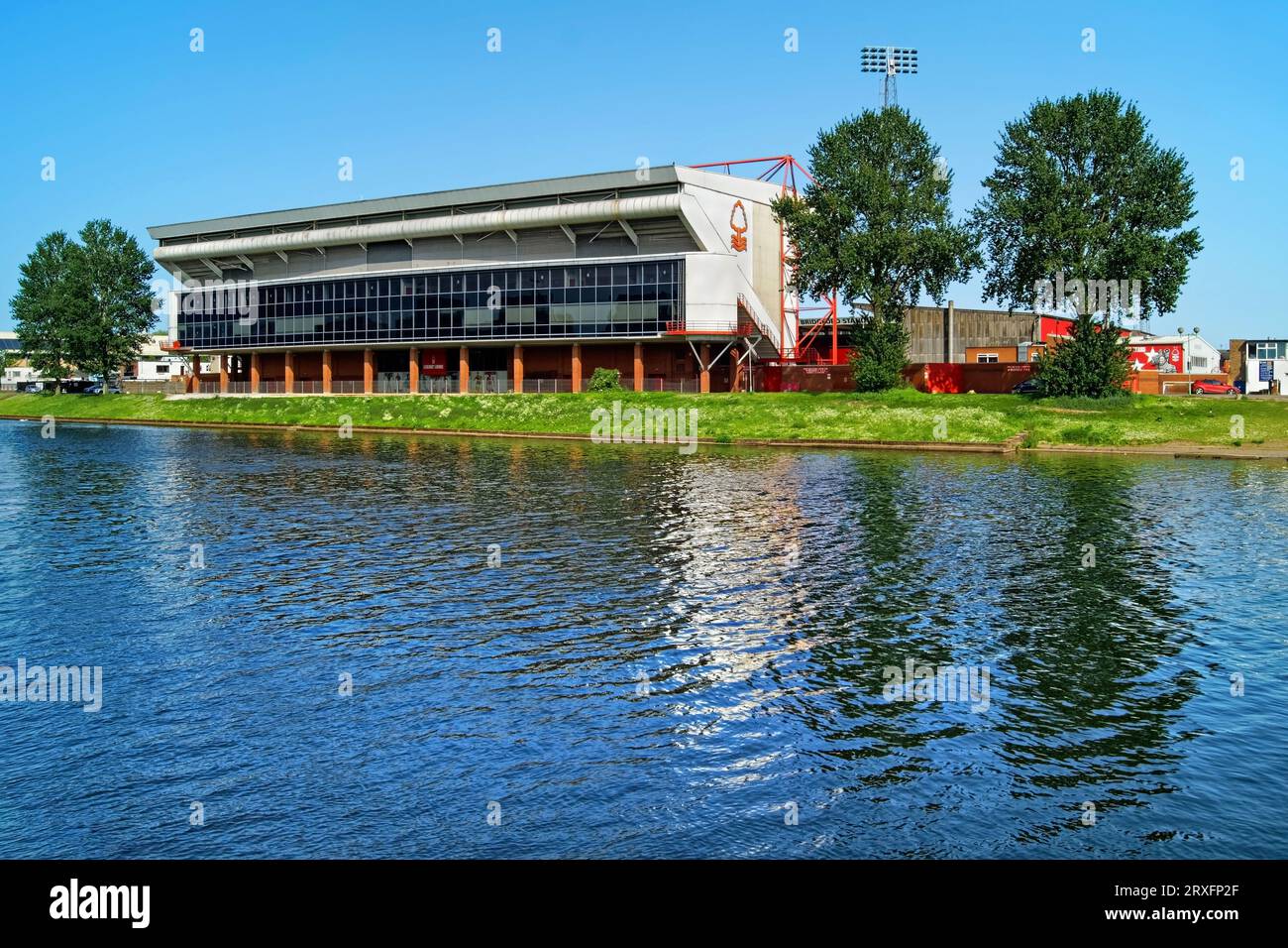Großbritannien, Nottingham, die Heimat des Nottingham Forest FC Stockfoto