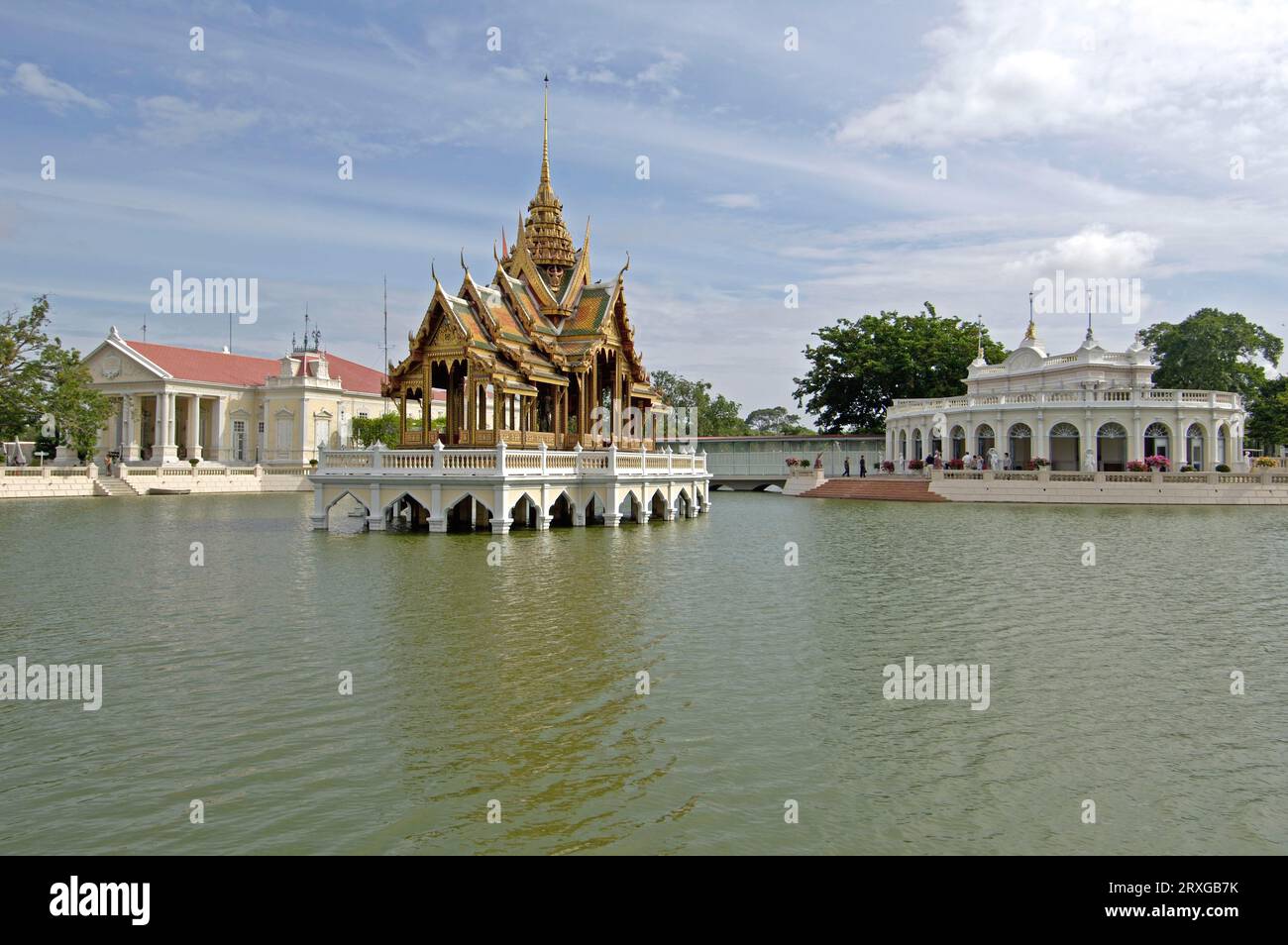 Sommerpalast der königlichen Familie, Bang Pa in, Thailand, Sommerpalast der königlichen Familie, Bang Pa-in, Thailand Stockfoto
