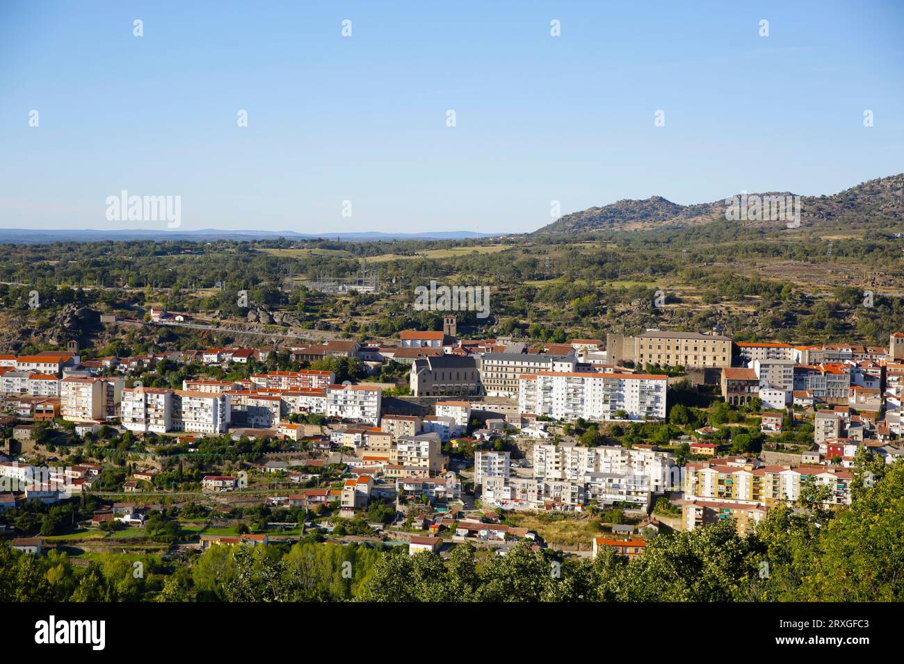 Bejar - alte spanische Bergstadt Stockfoto