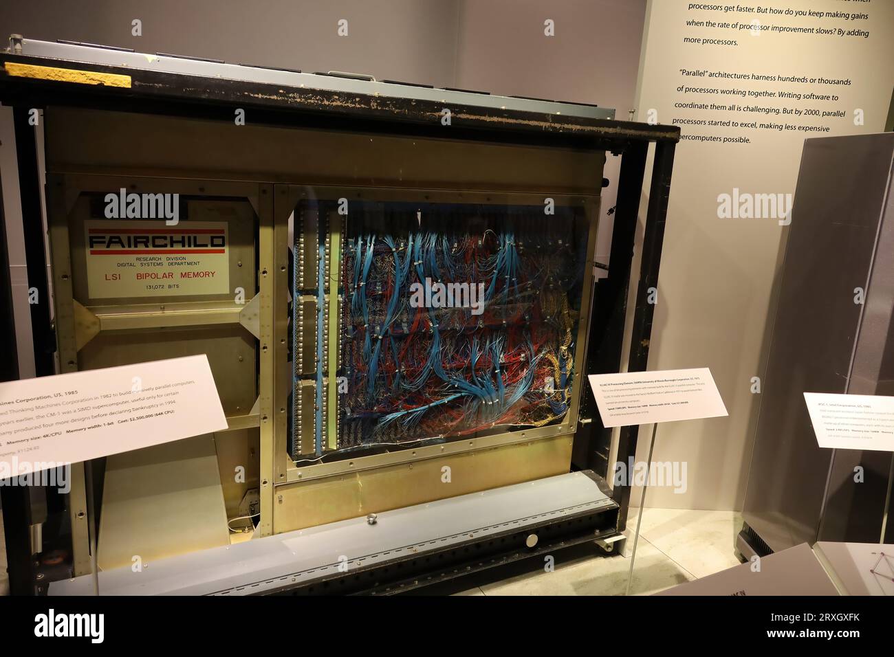 3-3-2022: Mountain View, California: IBM Machines, Informatikmuseum Mountain View California Stockfoto