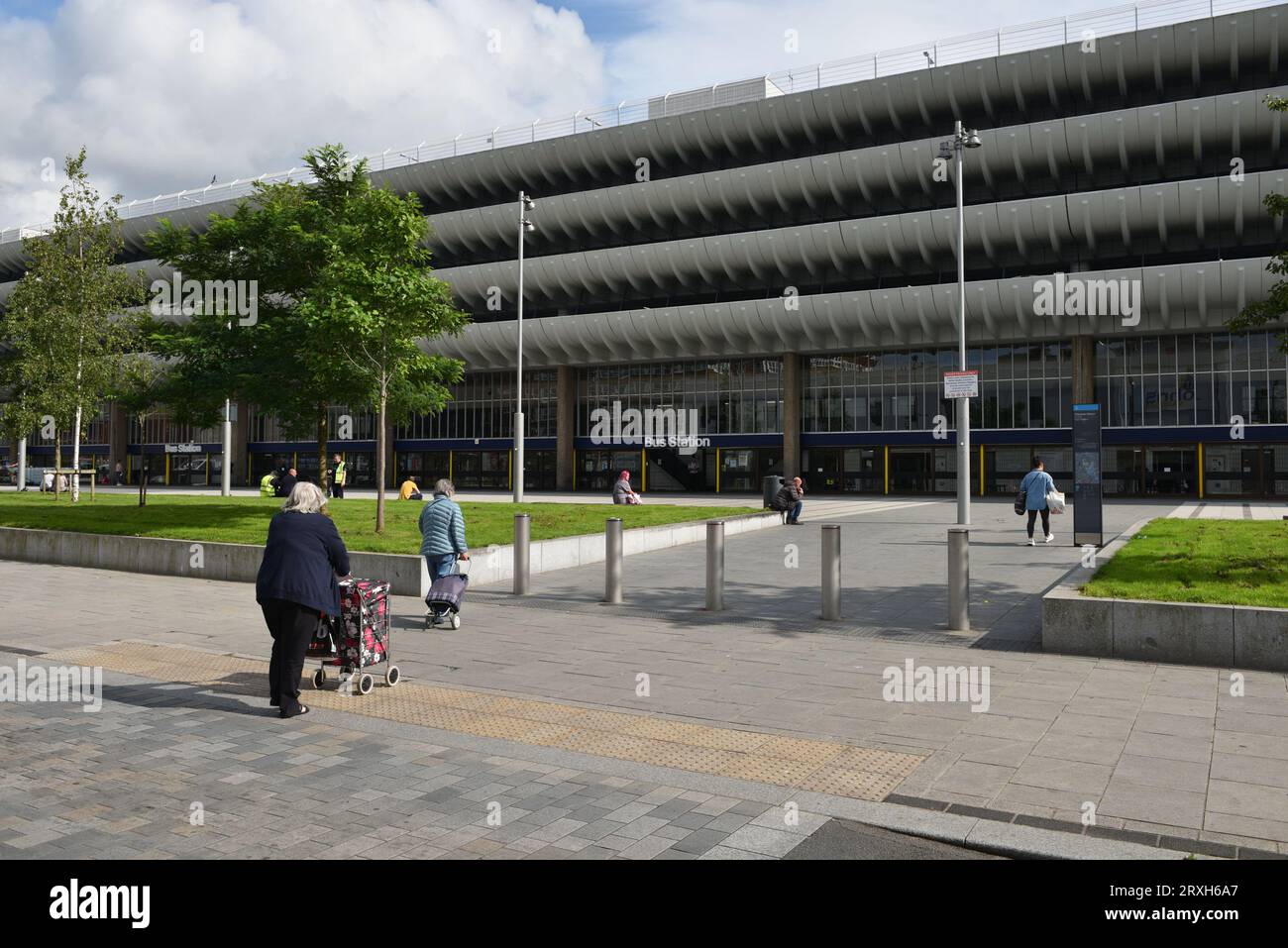 Preston Bus Station, Stadt Preston Lancashire. Stockfoto