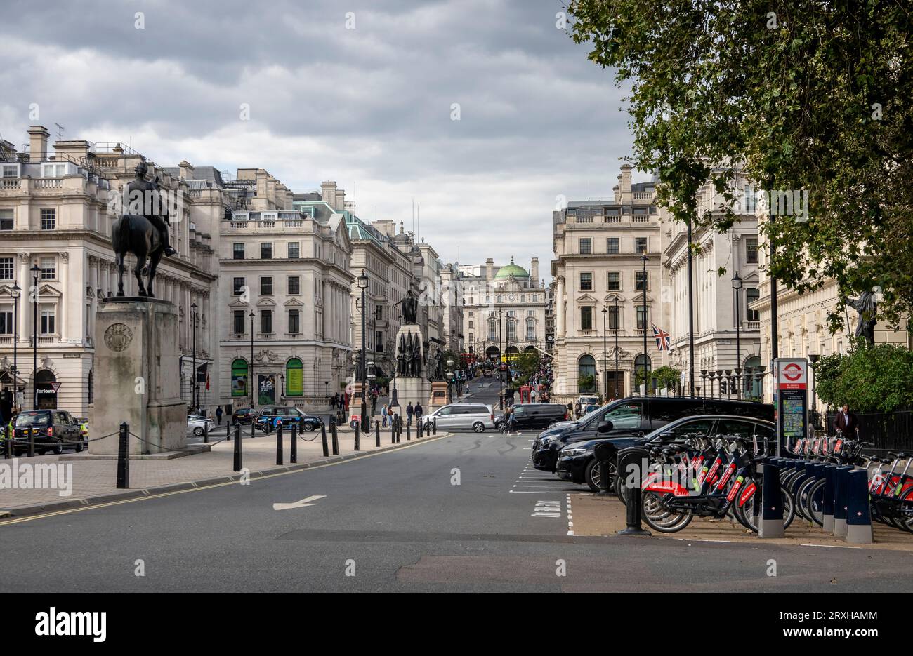 Waterloo Place, Pall Mall Stockfoto