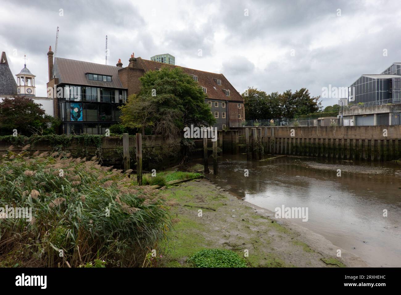 Leaside Pfad, Three Mills Green, Three Mills Island Stockfoto