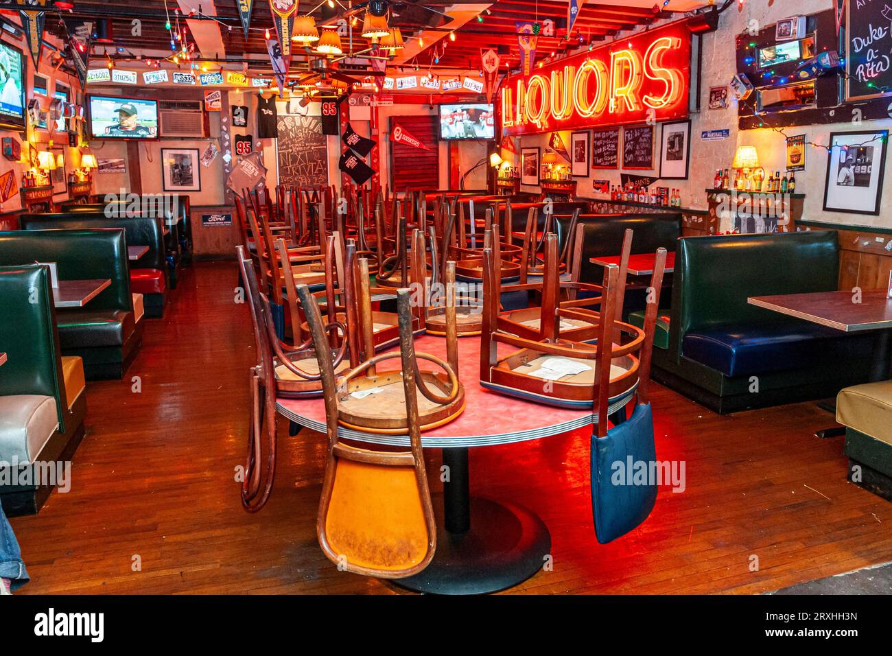 Duke's Bar in New York City Stockfoto