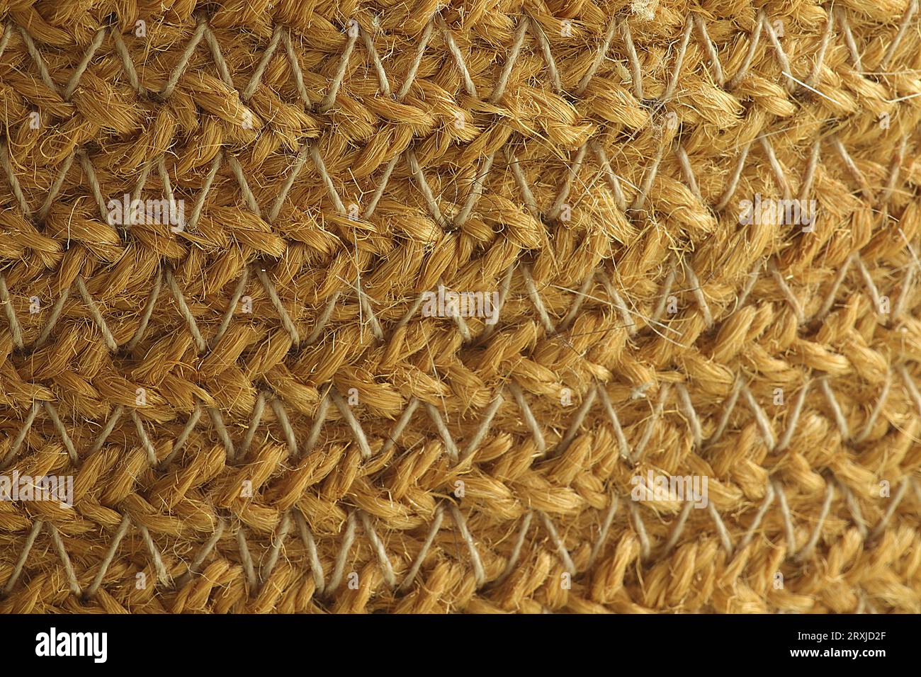 Verschiedene Hintergründe aus gewebtem Korb Stockfoto