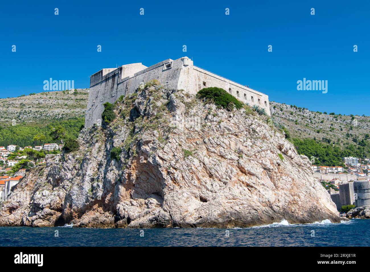 Festung Lovrijenac in Dubrovnik, Kroatien Stockfoto