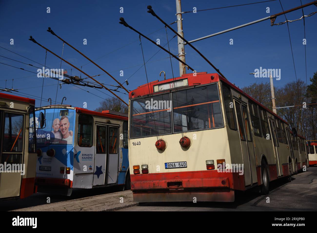 Skoda 14Tr Trolleybus Stockfoto