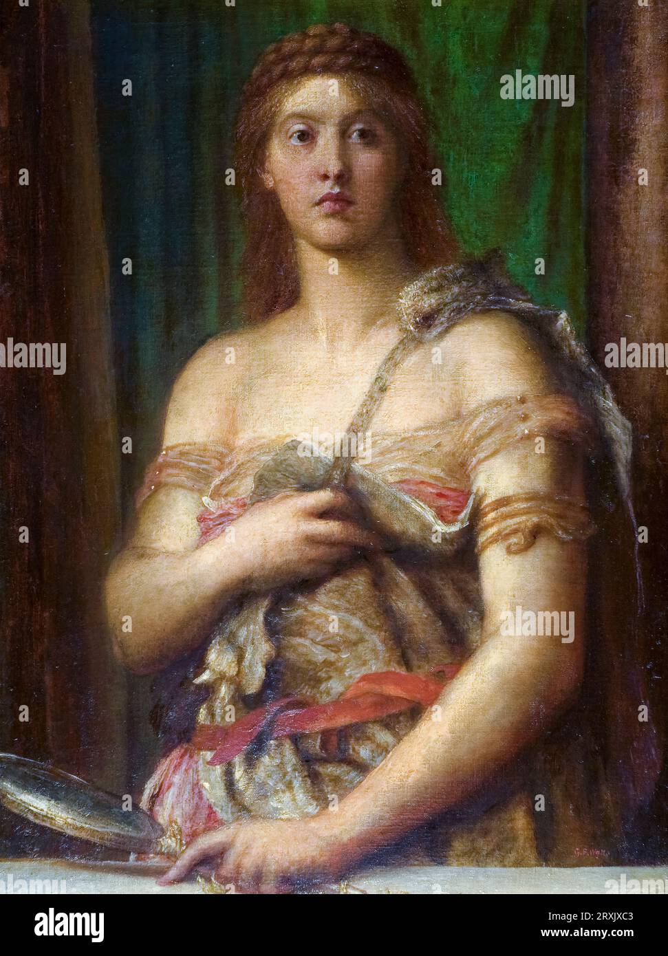 George Frederic Watts, Eine römische Dame, Porträtgemälde in Öl, 1892 Stockfoto