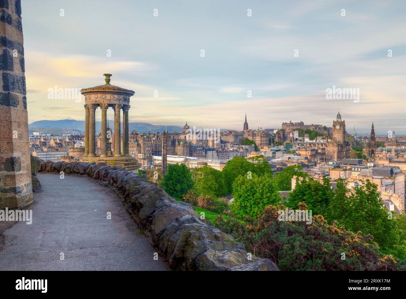 Calton Hill, Edinburgh, Schottland Stockfoto