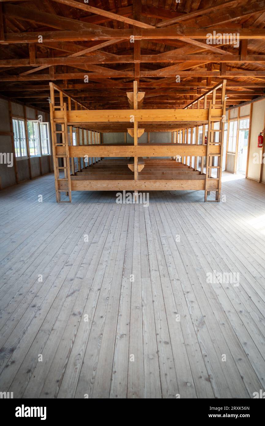 Das Konzentrationslager Dachau in Bayern Stockfoto