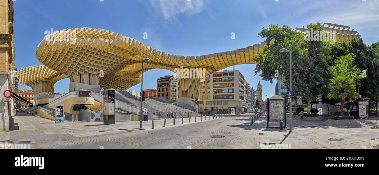 Metropol Parasol an der Plaza de la Encarnacion, Sevilla, Andalusien, Spanien Stockfoto