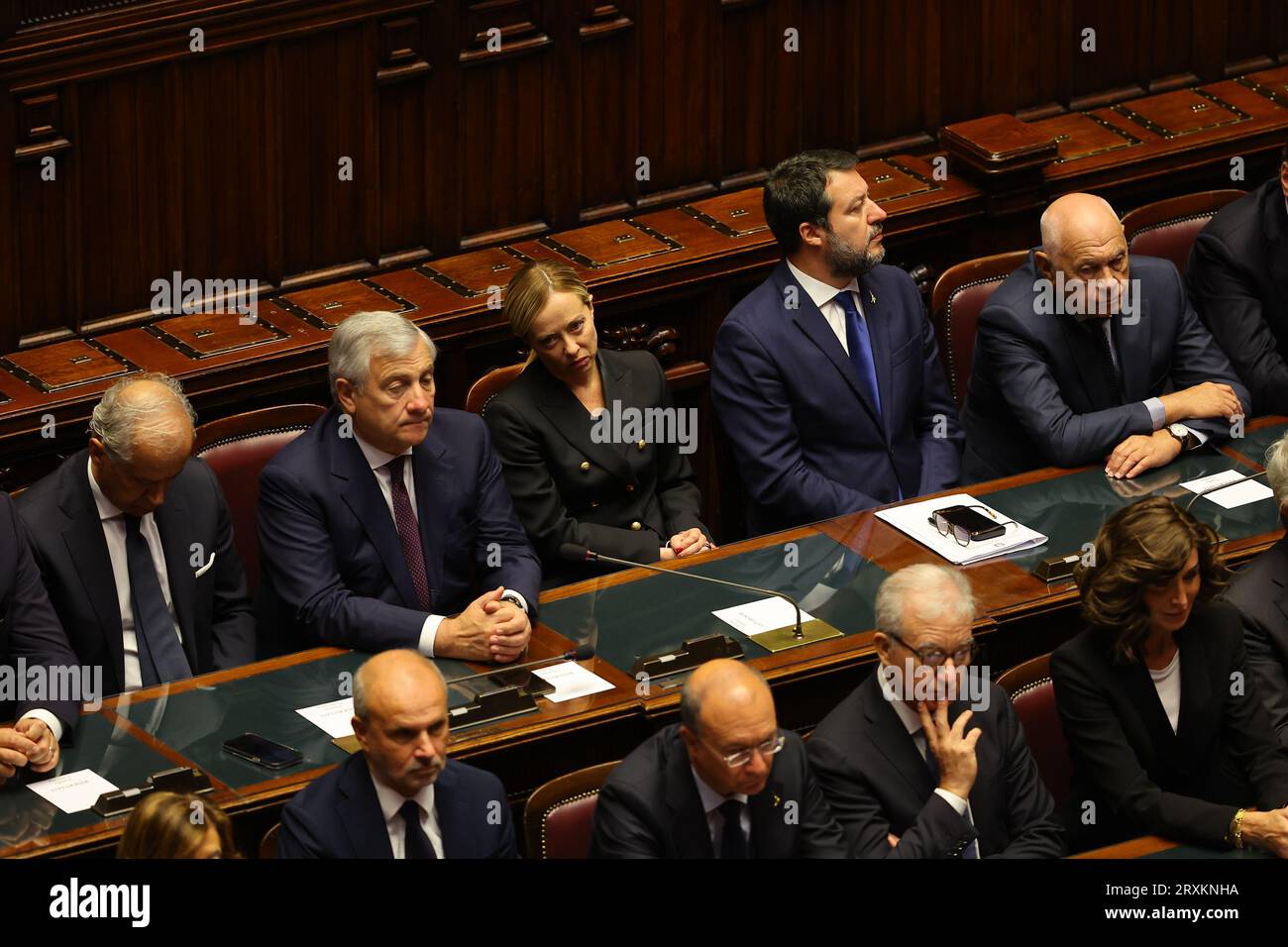 Roma, Funerali dell’ex Presidente della Repubblica Giorgio Napolitano alla Camera Stockfoto