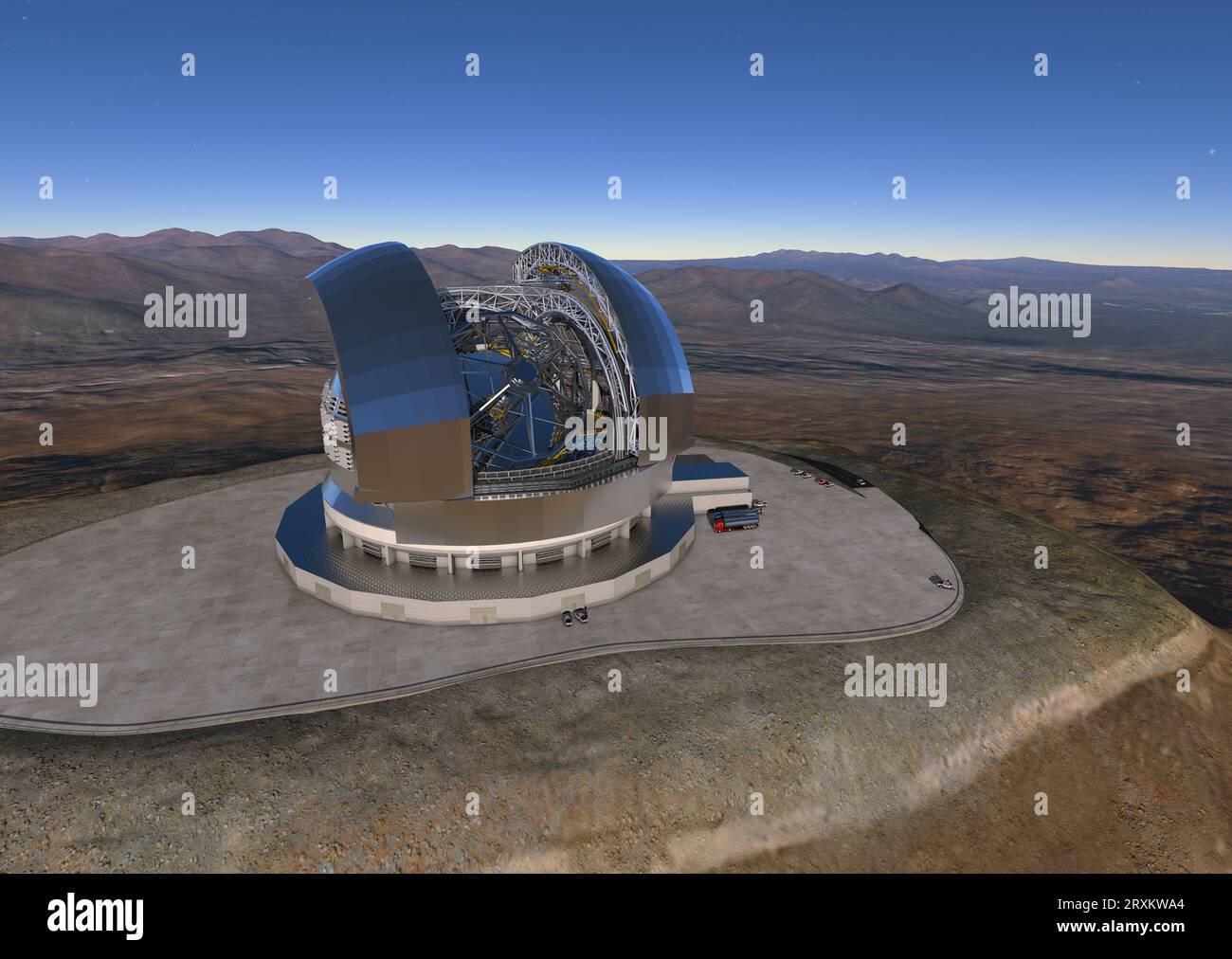 European extremely large telescope Fotos und Bildmaterial in hoher