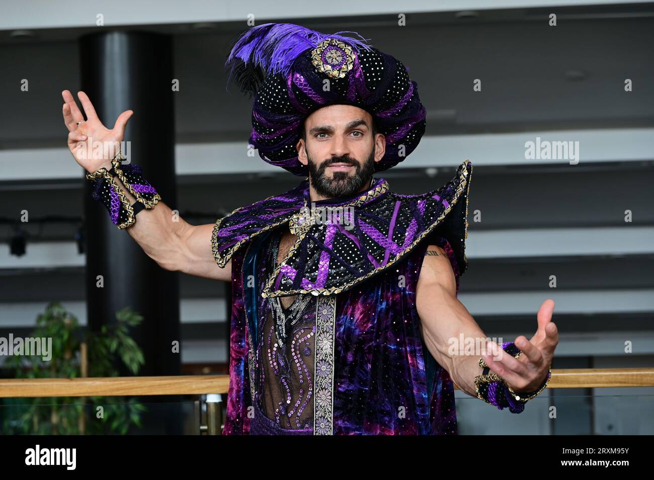 London, Großbritannien. September 2023 26. Fotoruf: Aladdin mit Casts Davood Ghadami in Fairfield Halls, Park ln, Croydon. Kredit: Siehe Li/Picture Capital/Alamy Live News Stockfoto
