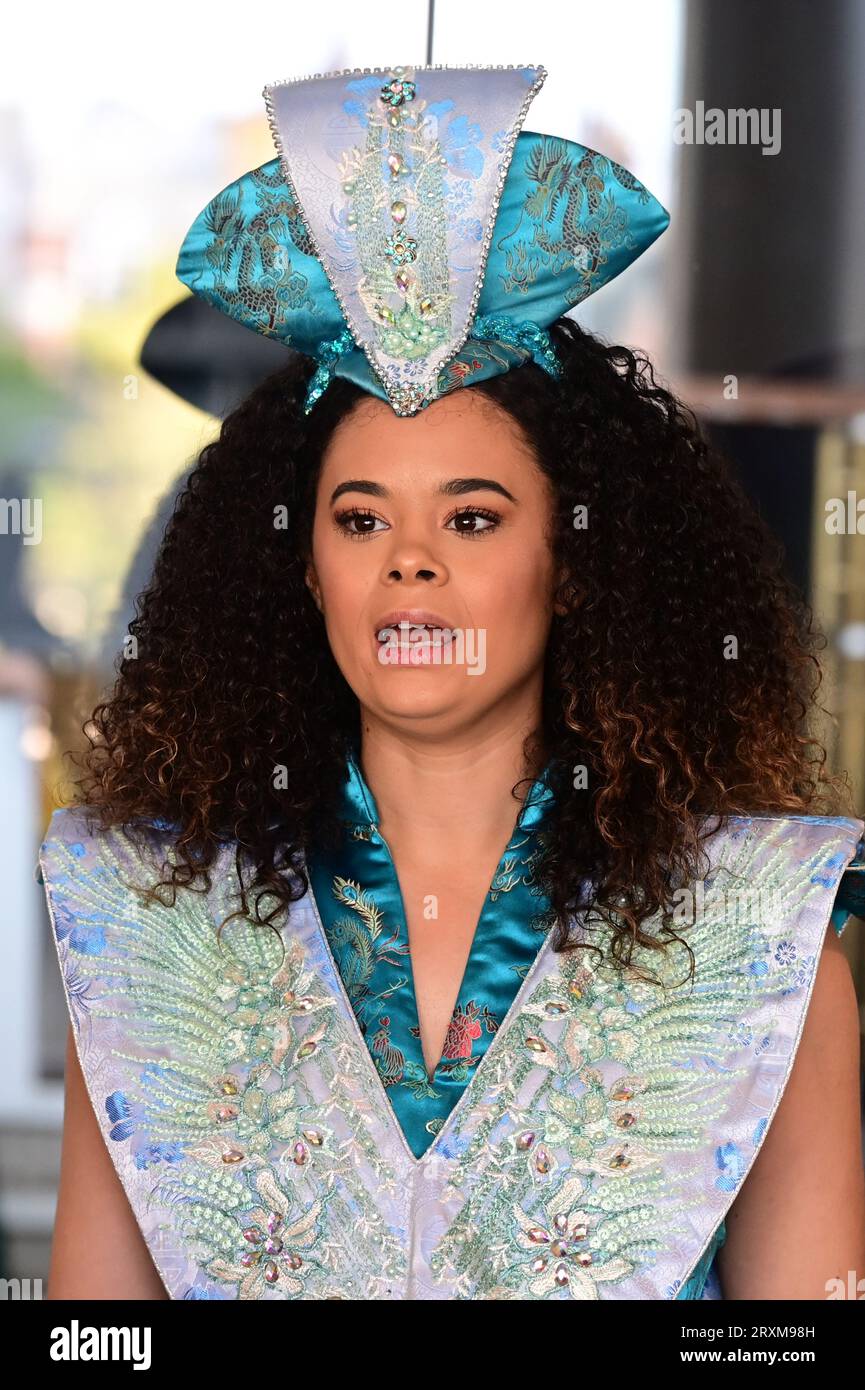London, Großbritannien. September 2023 26. Fototermin: Aladdin mit der Besetzung Kiera-Nicol in Fairfield Halls, Park ln, Croydon. Kredit: Siehe Li/Picture Capital/Alamy Live News Stockfoto