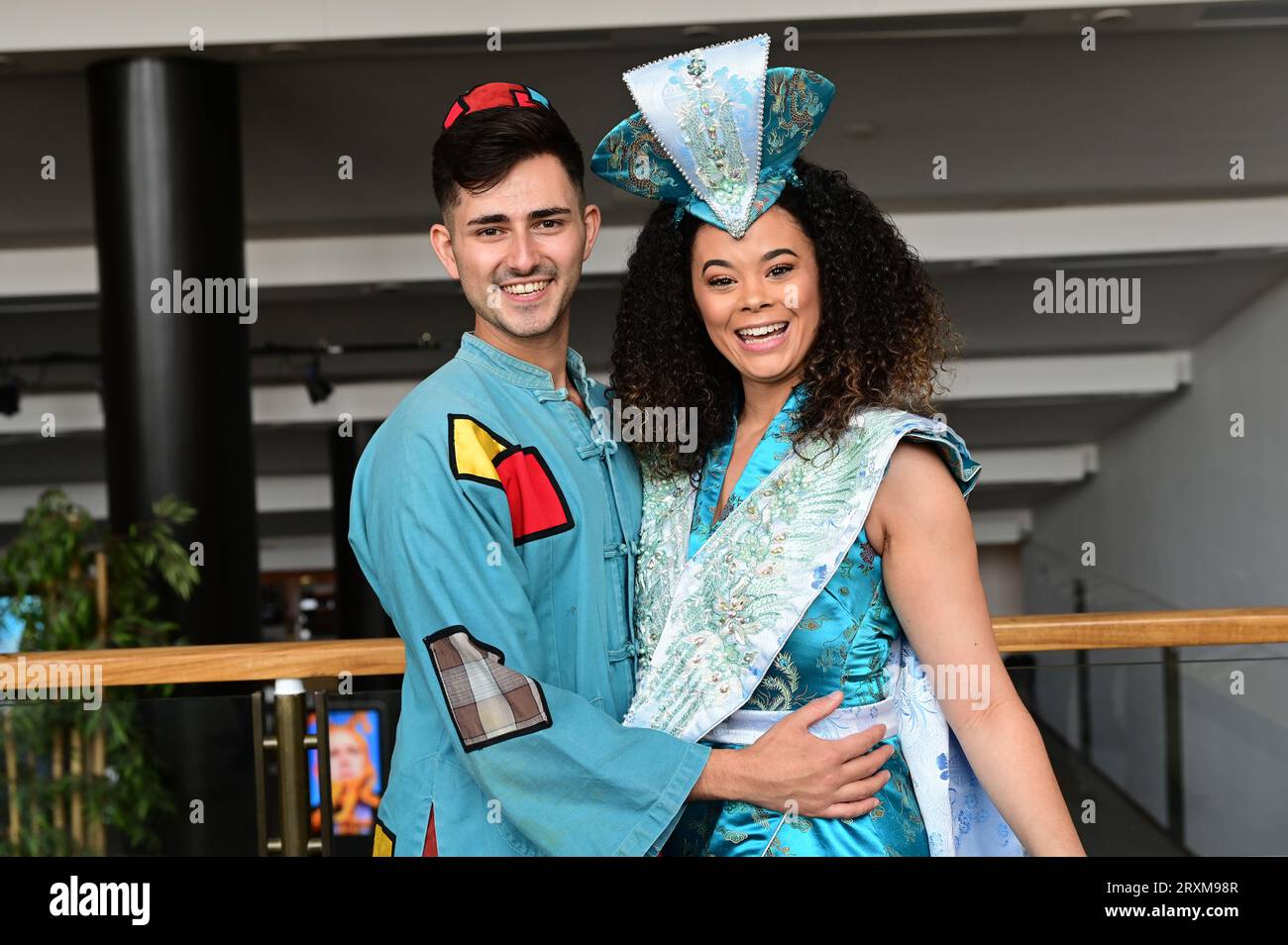 London, Großbritannien. September 2023 26. Fotoruf: Aladdin mit Casts Kian Zomorodian und Kiera-Nicol in Fairfield Halls, Park ln, Croydon. Kredit: Siehe Li/Picture Capital/Alamy Live News Stockfoto