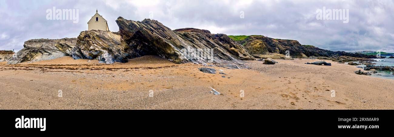 Little Fistral Beach, Newquay, England, Großbritannien Stockfoto