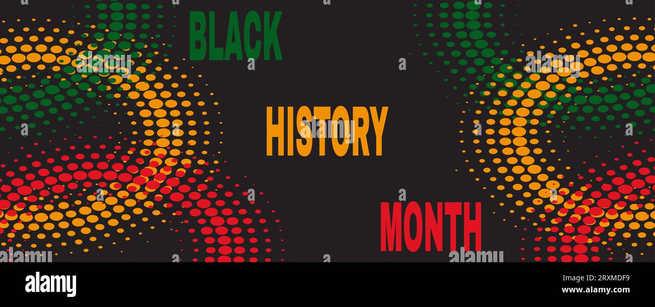 Black History Month Background.African American History. Jährlich gefeiert. Poster, Karte, Banner. Vektorillustration Stock Vektor