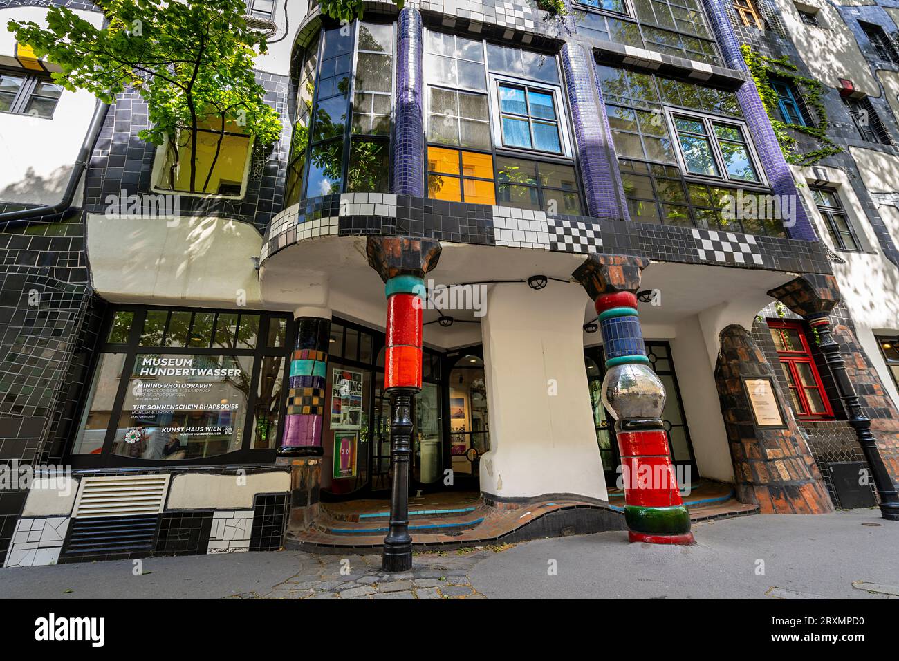 Museum Hundertwasser, Kunst- Und Kulturhaus, Wien, Österreich Stockfoto