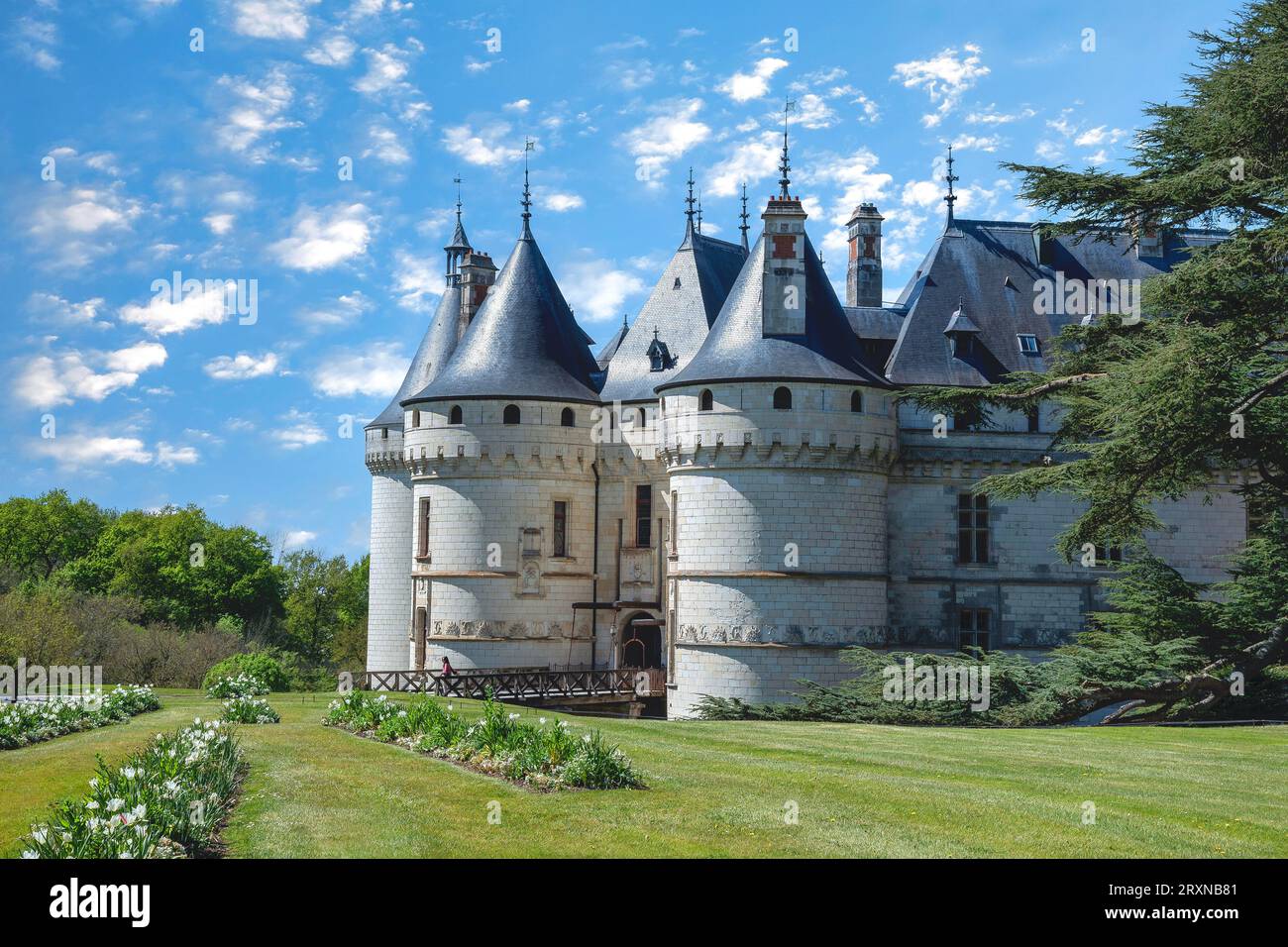 Domaine von Schloss Chaumont-sur-Loire, Frankreich Stockfoto
