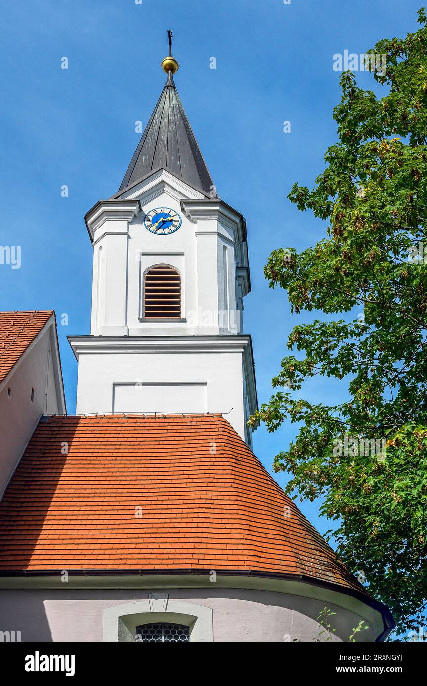Spitalkirche, Bad Groenenbach, Allgaeu, Bayern, Deutschland Stockfoto