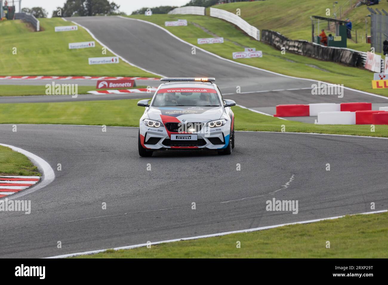Safety Car, Oulton Park Circuit, Großbritannien Stockfoto