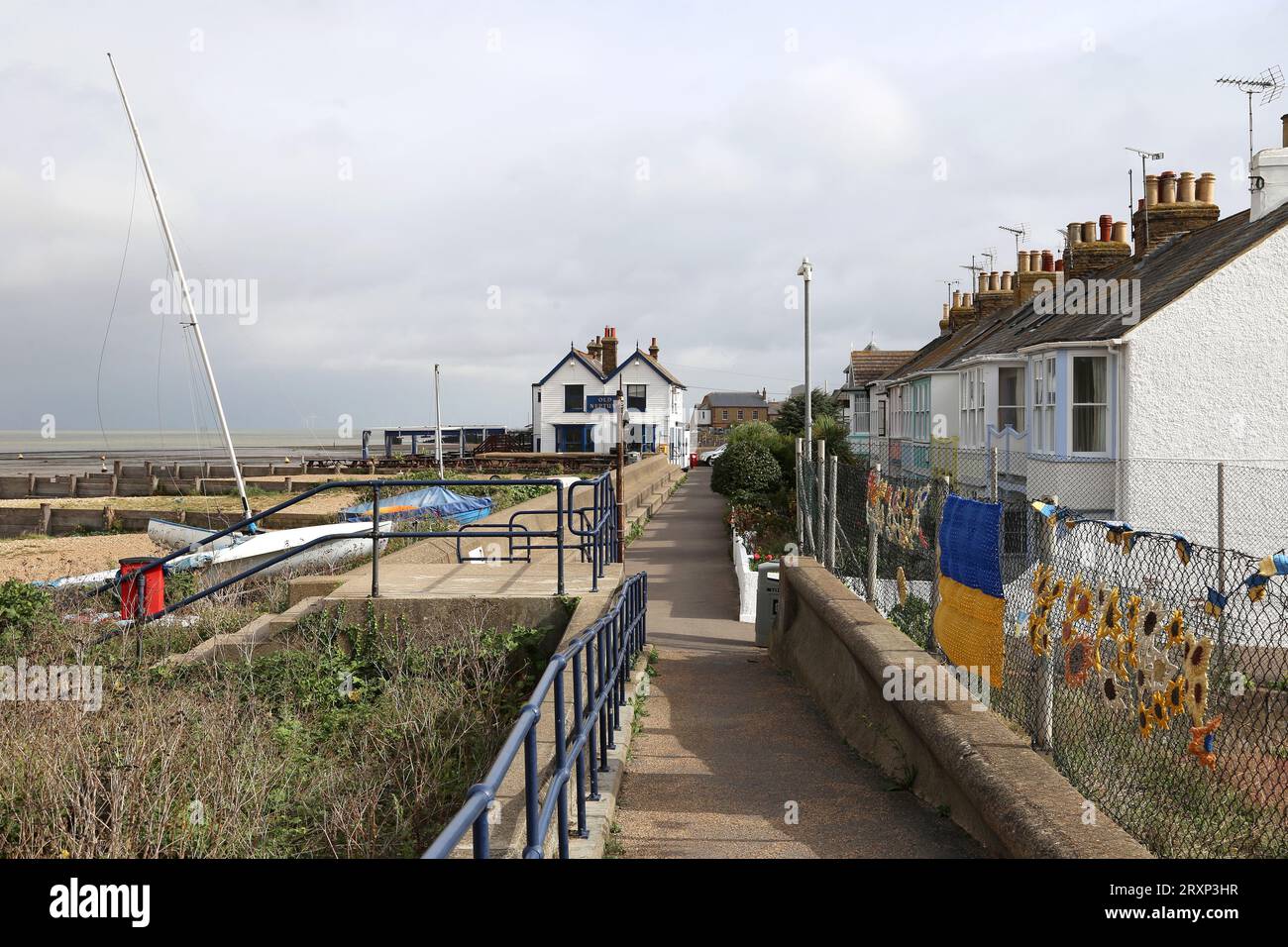 Marine Terrace, Island Wall, Whitstable, Kent, England, Großbritannien, Großbritannien, Großbritannien, Europa Stockfoto