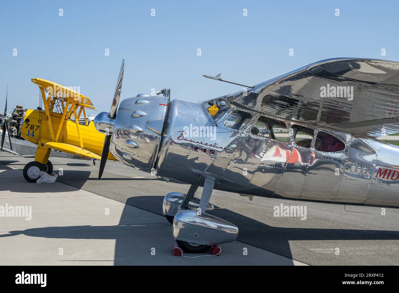 Cessna 195A, Berlin, Deutschland Stockfoto