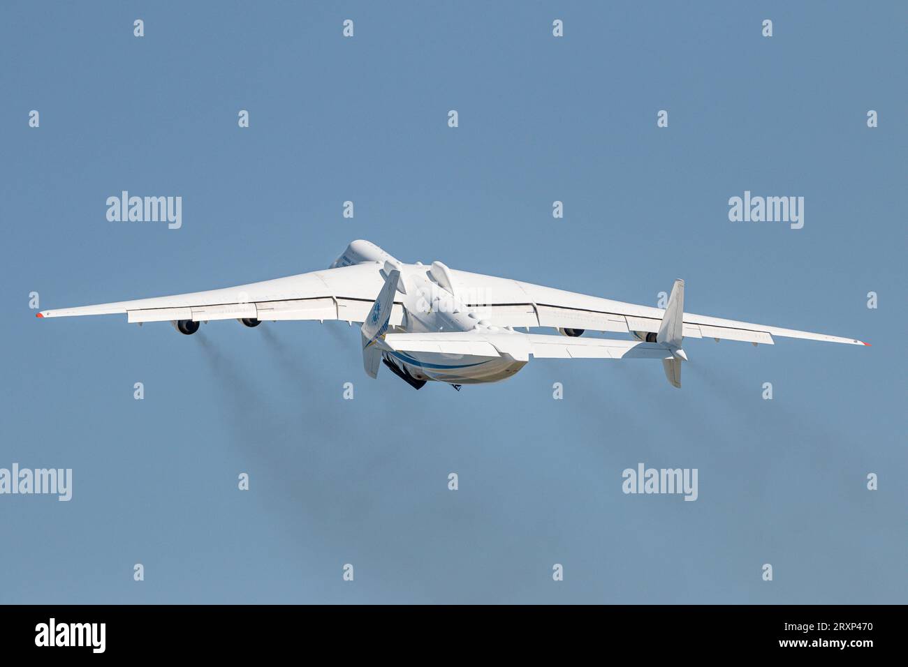 Antonov AN-225 Mriya, ILA Berlin Air Show, Berlin - 27. April 2018 Stockfoto