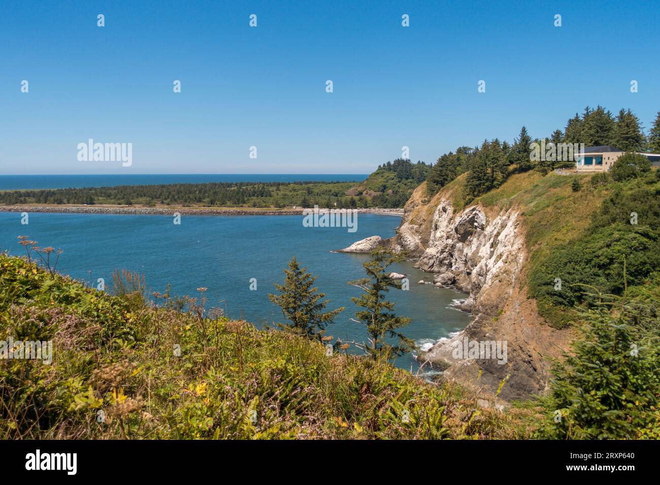 ILLWACO, WASHINGTON, USA - Cape Disappointment State Park. Stockfoto