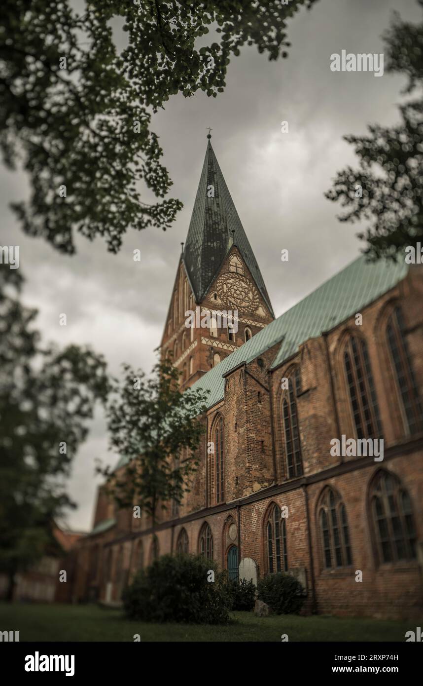 St. Johanniskirche Lüneburg. Stockfoto
