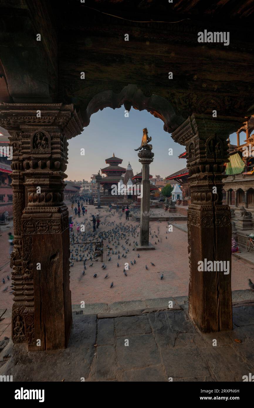 Nepal, Kathmandu Heritage Stätten Stockfoto