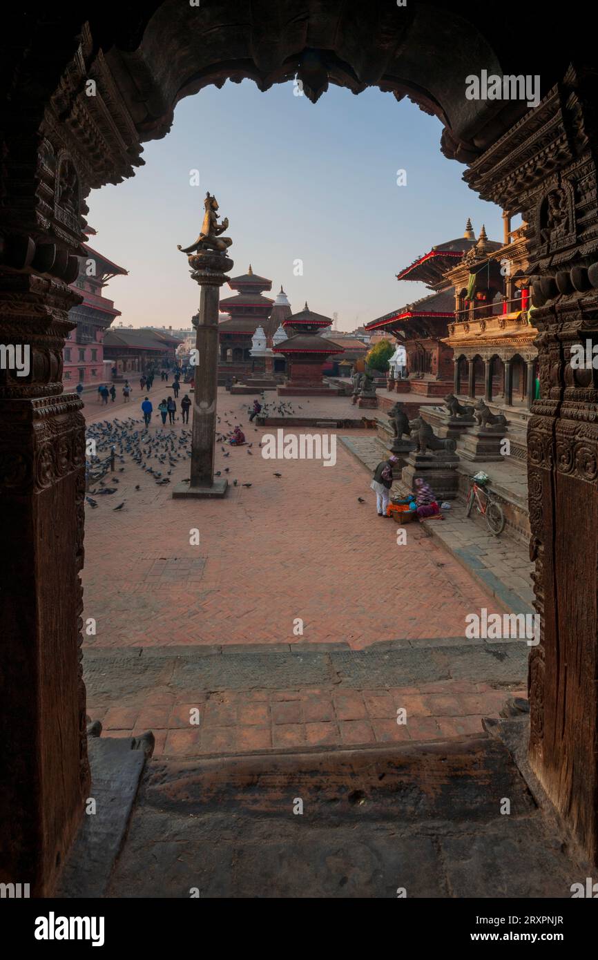 Nepal, Kathmandu Heritage Stätten Stockfoto