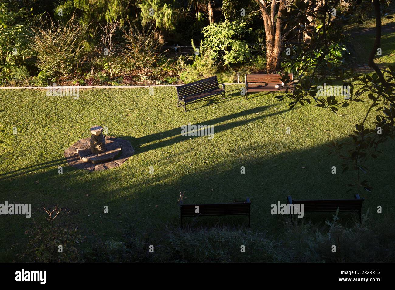 Blackburn Gardens, Double Bay, Sydney, Australien. Stockfoto