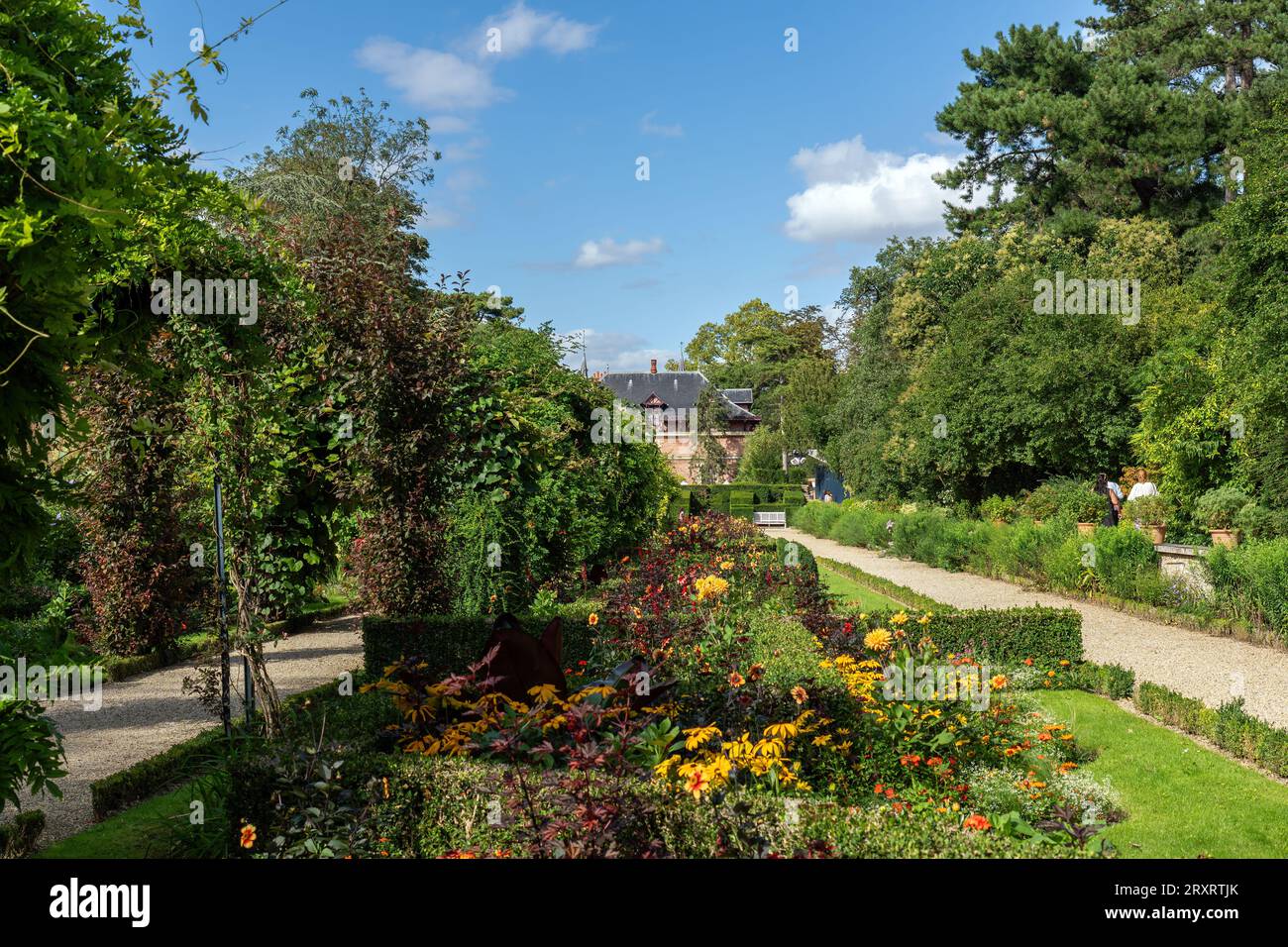 Bagatelle Garden Arkaden in Paris - Frankreich Stockfoto