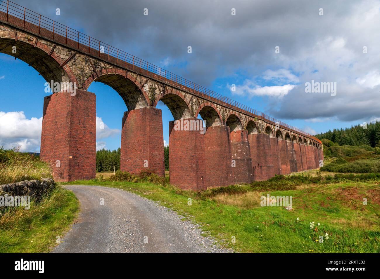 The Big Water of Fleet Viaduct, Dromore, Gatehouse of Fleet, Dumfries und Galloway, Schottland Stockfoto