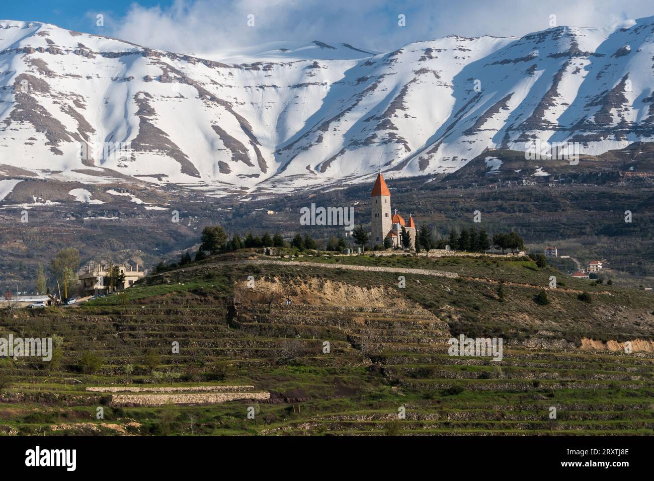 Die Landschaft des libanon Stockfoto