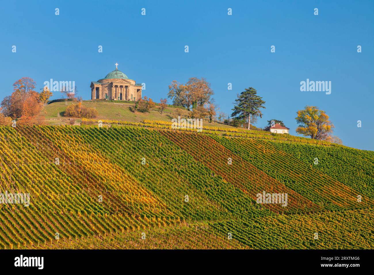 Grabenkapelle auf dem Wurttembereg, bei Rotenberg, Stuttgart-Uhlbach, Baden-Württemberg, Deutschland, Europa Stockfoto