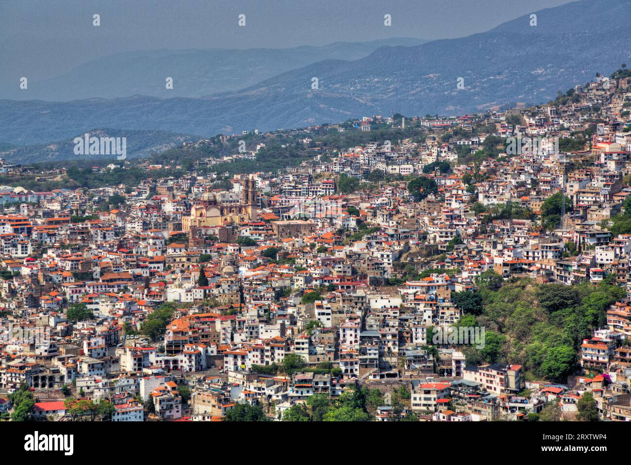 Überblick, Taxco, Guerrero, Mexiko, Nordamerika Stockfoto