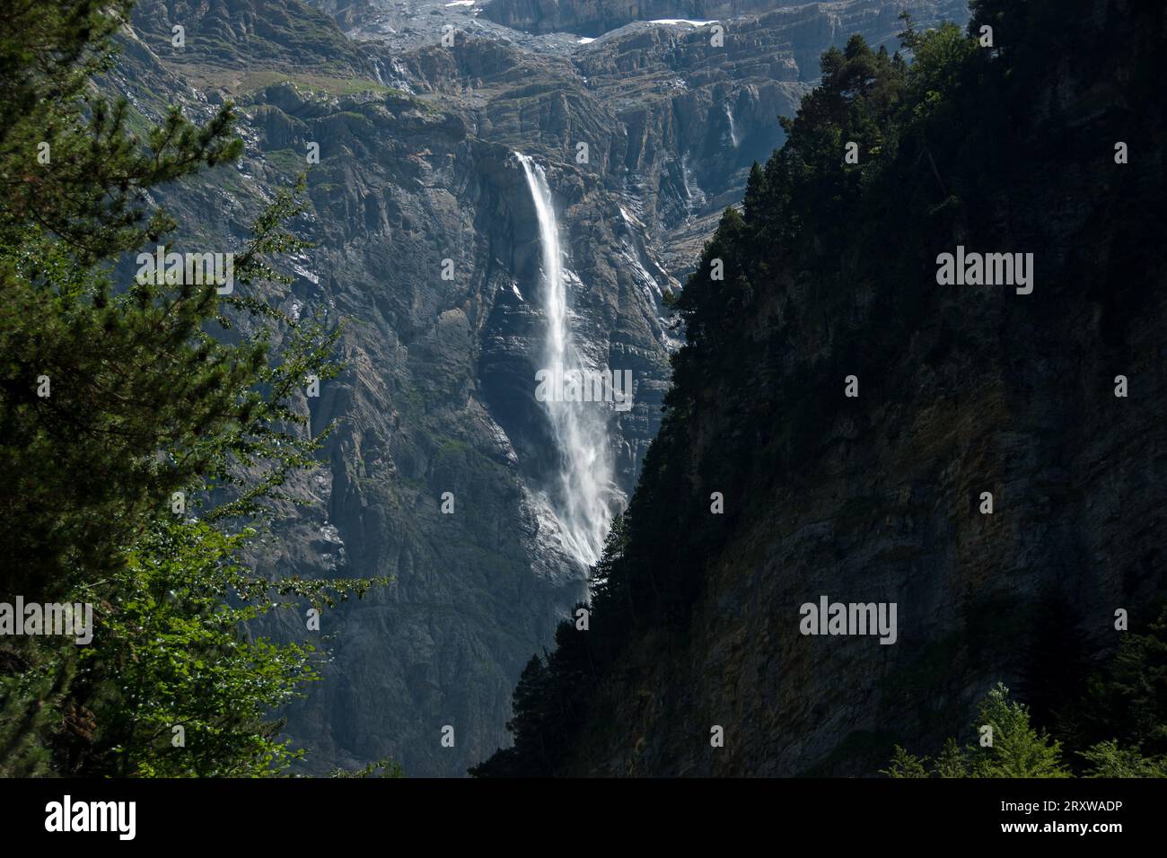 Wasserfall von Gavarnie, frankreich Stockfoto